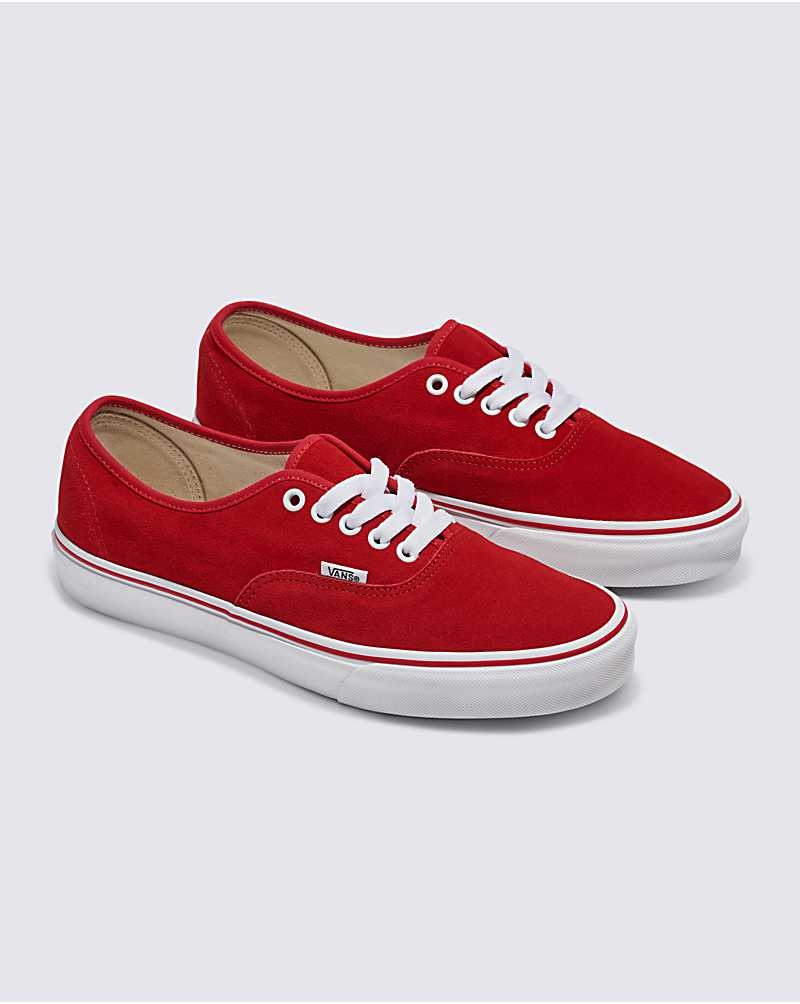 Vans Customs Elevated Wildleder Authentic Schuhe Herren Rot | Österreich ADZIMR735