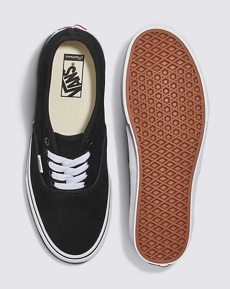 Vans Customs Elevated Wildleder Authentic Schuhe Herren Schwarz | Österreich SNFAKQ182