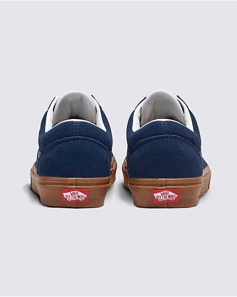 Vans Customs Elevated Wildleder Gum Sole Old Skool Schuhe Herren Navy | Österreich FCZJEB184