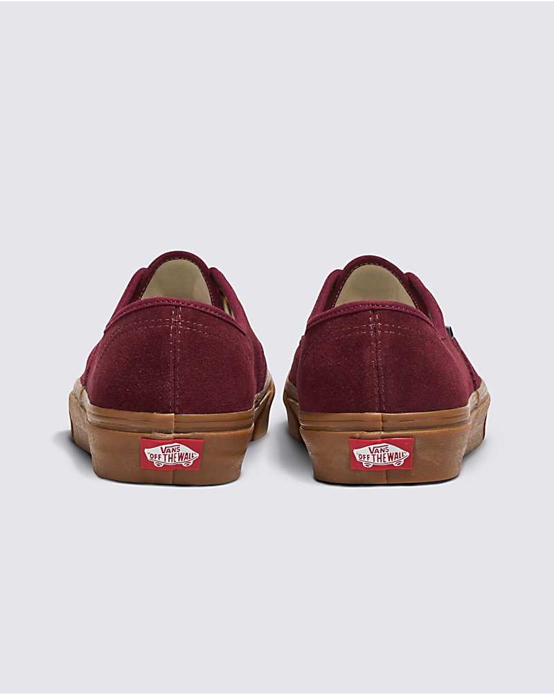 Vans Customs Elevated Wildleder Gum Sole Authentic Schuhe Herren Bordeaux | Österreich QRBYIK980