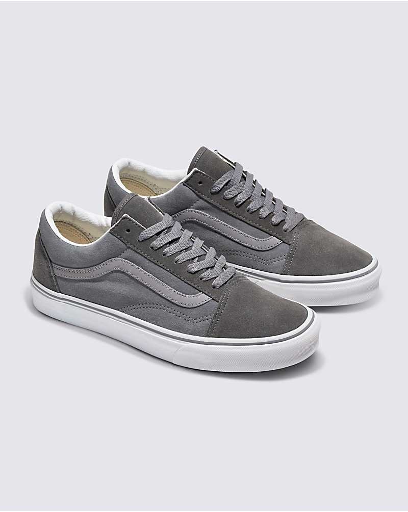 Vans Customs Elevated Wildleder Old Skool Schuhe Herren Grau | Österreich USMEFJ986