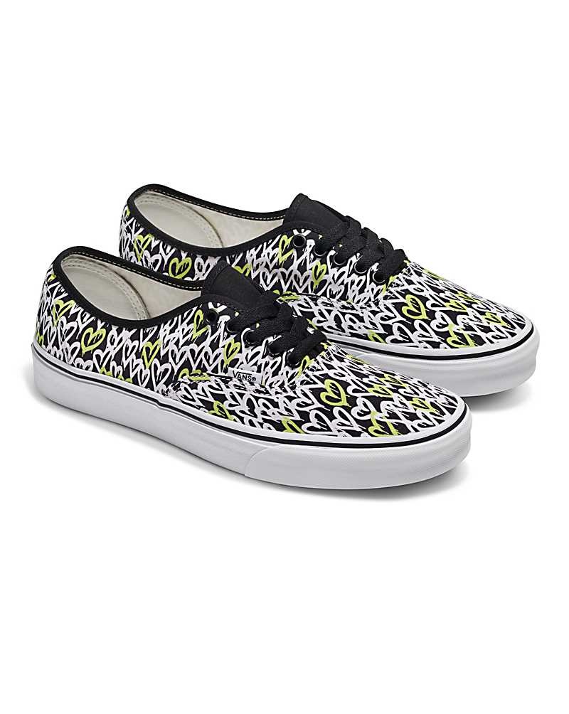 Vans Customs Image Library Graffitti Hearts Authentic Schuhe Damen Mehrfarbig | Österreich PDMTXL298