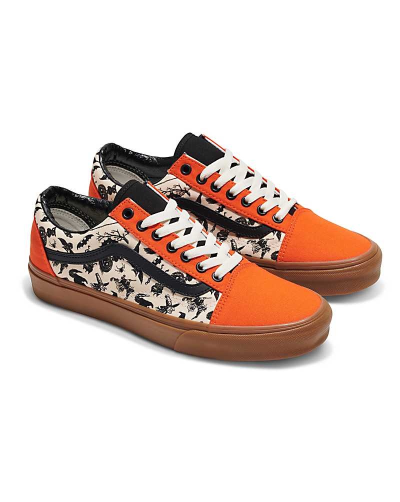 Vans Customs Image Library Halloween Old Skool Schuhe Herren Orange | Österreich OXTGJB758