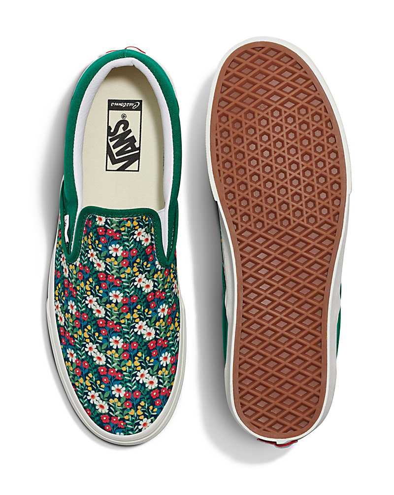 Vans Customs Image Library Slip-On Schuhe Herren Grün | Österreich MXDQKH419