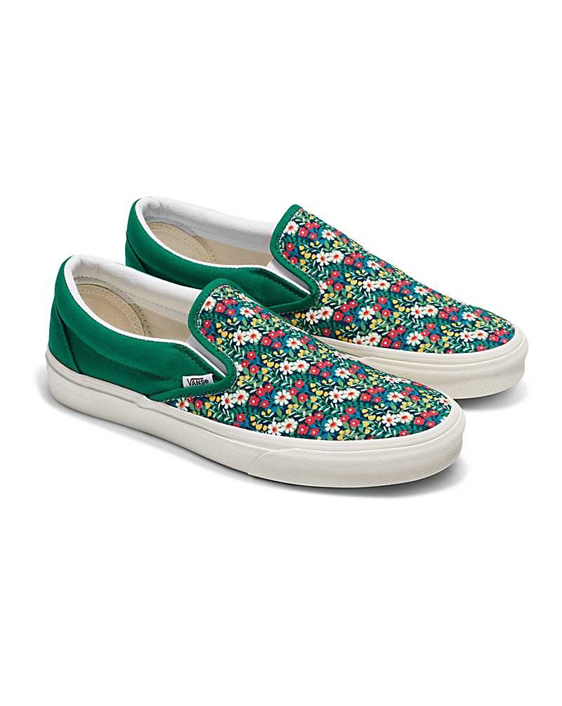 Vans Customs Image Library Slip-On Schuhe Damen Grün | Österreich FHMCOP132