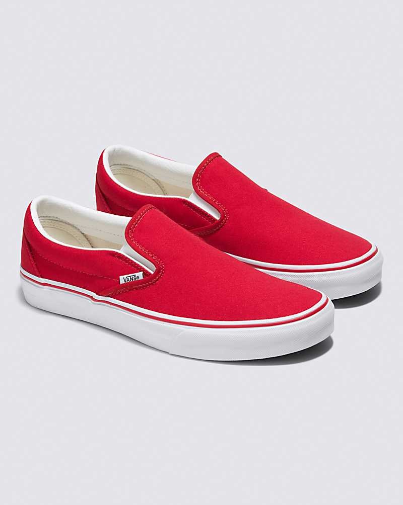 Vans Customs Rennfahrer Slip-On Weite Schuhe Damen Rot | Österreich CUFIRN681