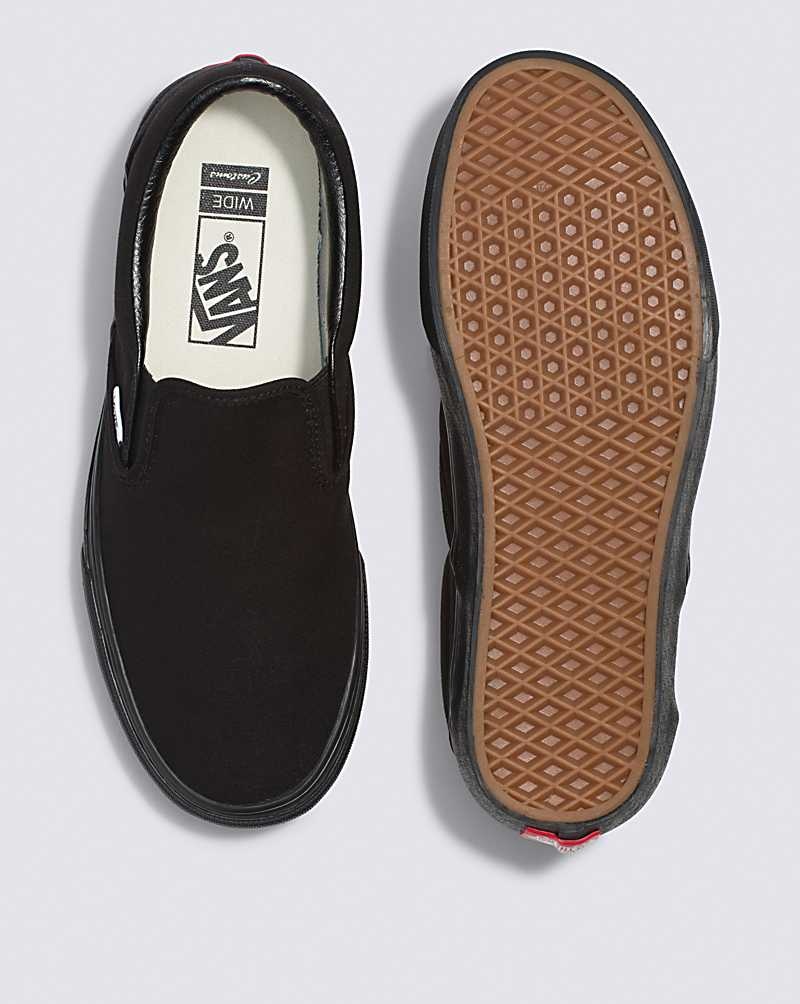 Vans Customs Slip-On Weite Schuhe Herren Schwarz | Österreich MPLCAU467