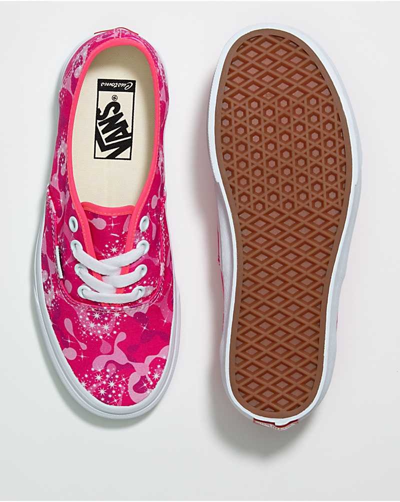 Vans Customs Sparkle Swirl Authentic Weite Schuhe Damen Rosa | Österreich QAEGBS253