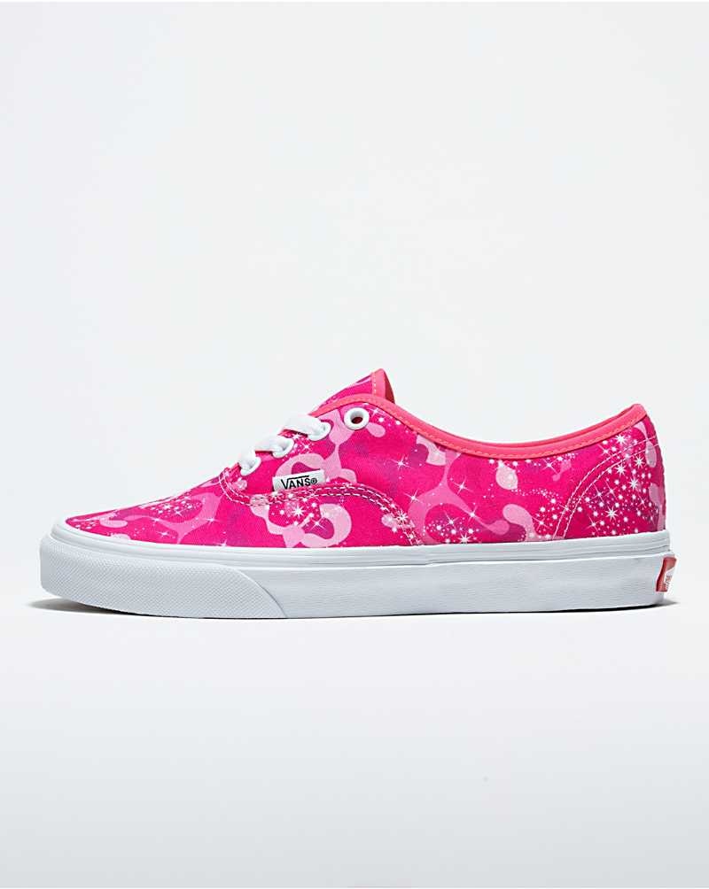 Vans Customs Sparkle Swirl Authentic Weite Schuhe Damen Rosa | Österreich QAEGBS253