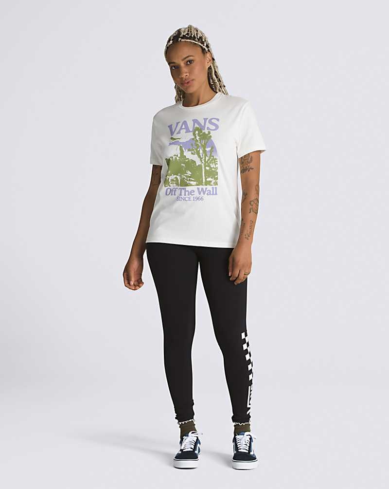 Vans Desert Wasteland Boyfriend T-Shirt Damen Weiß | Österreich LACVHS432