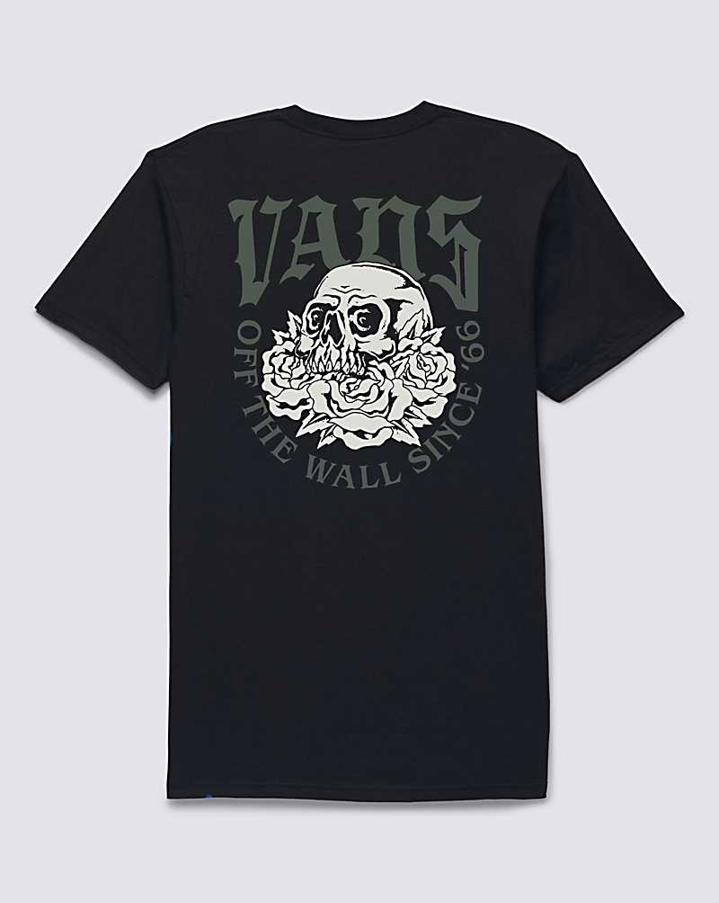 Vans Dust to Dust T-Shirt Herren Schwarz | Österreich EXGNKF593