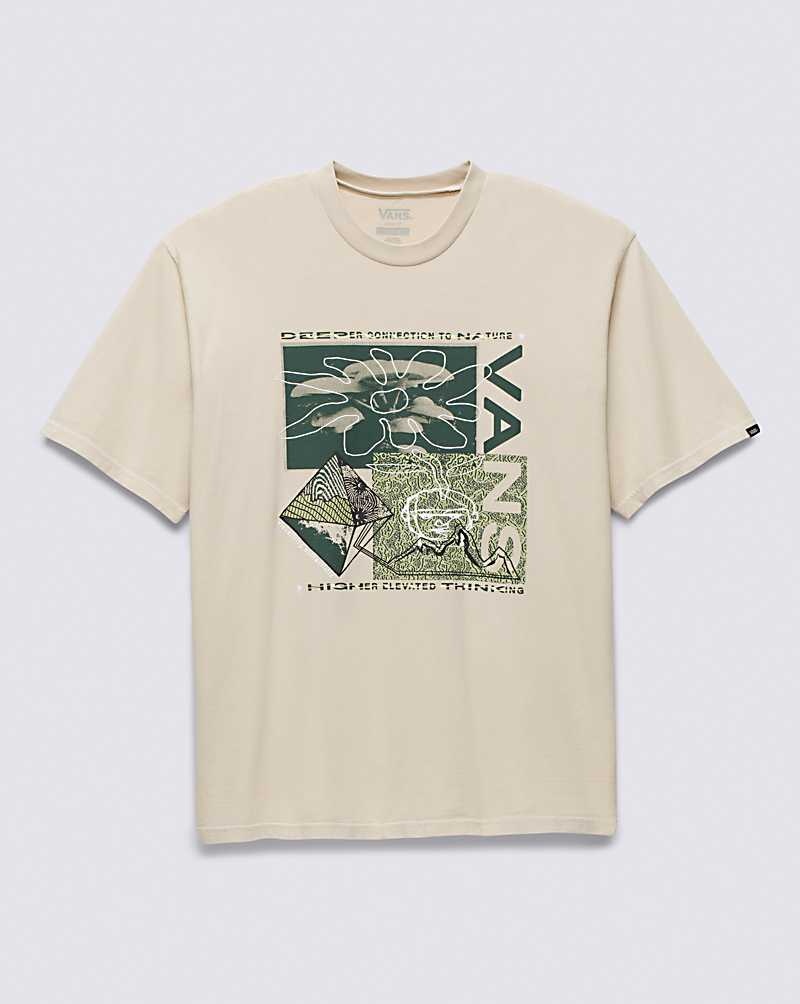 Vans Experiment 66 T-Shirt Herren Beige | Österreich FLGBMW973