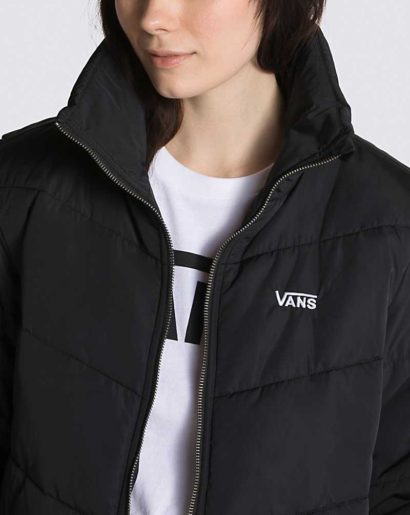 Vans Foundry Puffer MTE-1 Jacke Damen Schwarz | Österreich AFNQMP564