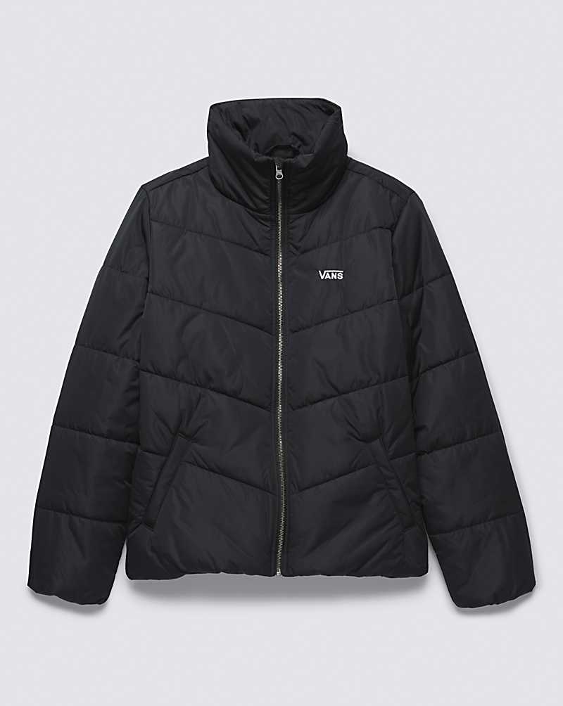 Vans Foundry Puffer MTE-1 Jacke Damen Schwarz | Österreich AFNQMP564