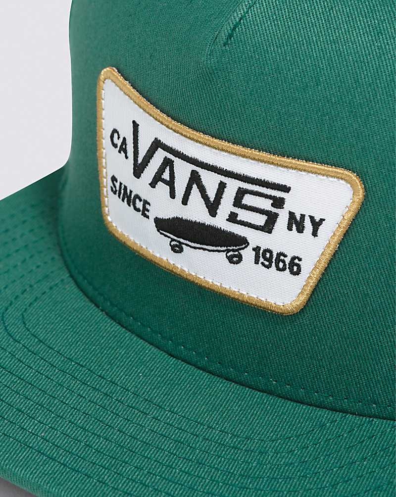 Vans Full Patch Snapback Hüte Herren Grün | Österreich VCXNPD526