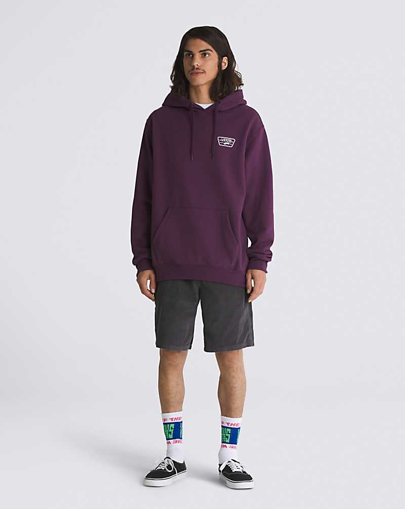 Vans Full Patched Pullover Hoodie Herren Bordeaux | Österreich QZGWUL243