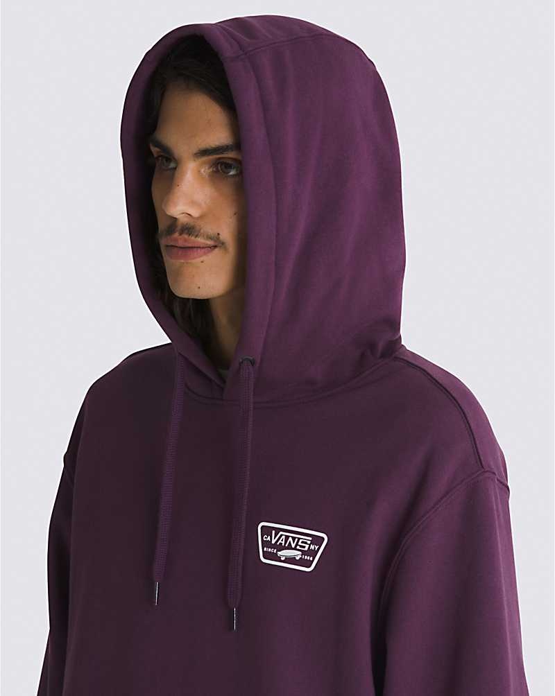 Vans Full Patched Pullover Hoodie Herren Bordeaux | Österreich QZGWUL243