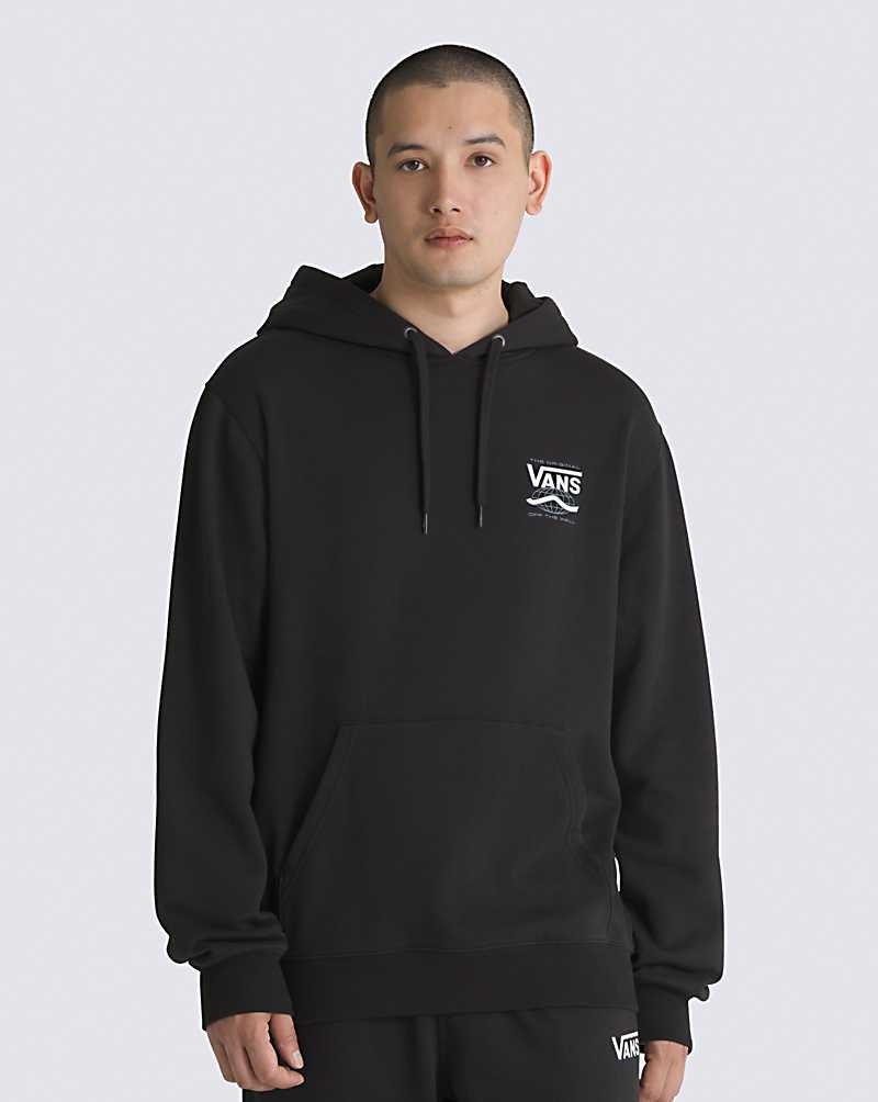 Vans Global DNA Shield Sweatshirt Herren Schwarz | Österreich WHUXOQ415