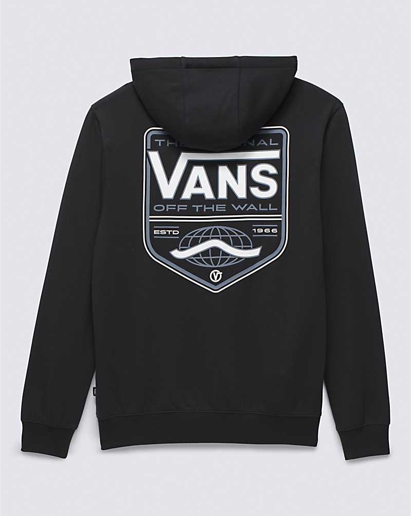 Vans Global DNA Shield Sweatshirt Herren Schwarz | Österreich WHUXOQ415