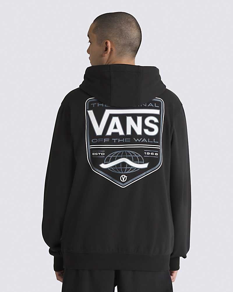 Vans Global DNA Shield Sweatshirt Herren Schwarz | Österreich WHUXOQ415