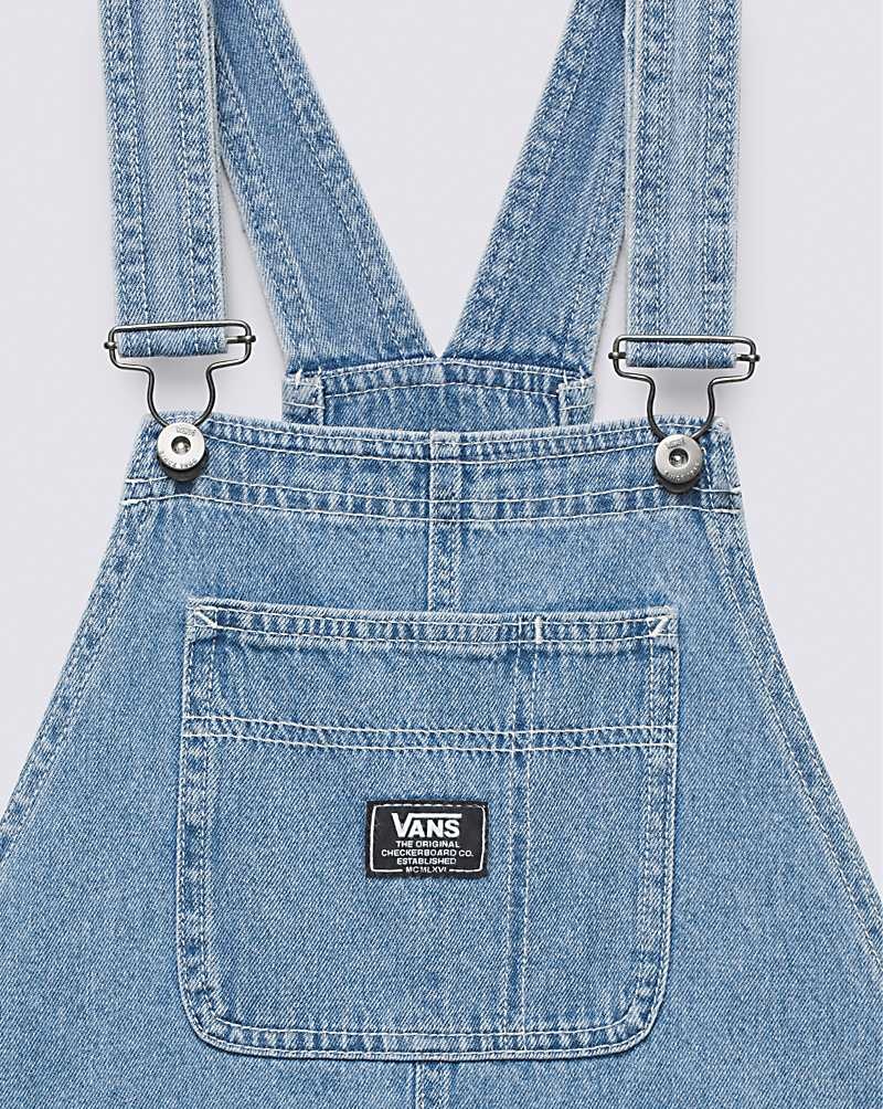 Vans Ground Arbeits Denim Overalls Damen Blau | Österreich VBNAXJ412