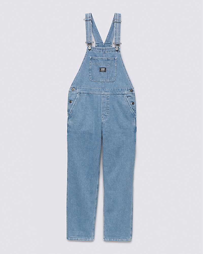 Vans Ground Arbeits Denim Overalls Damen Blau | Österreich VBNAXJ412