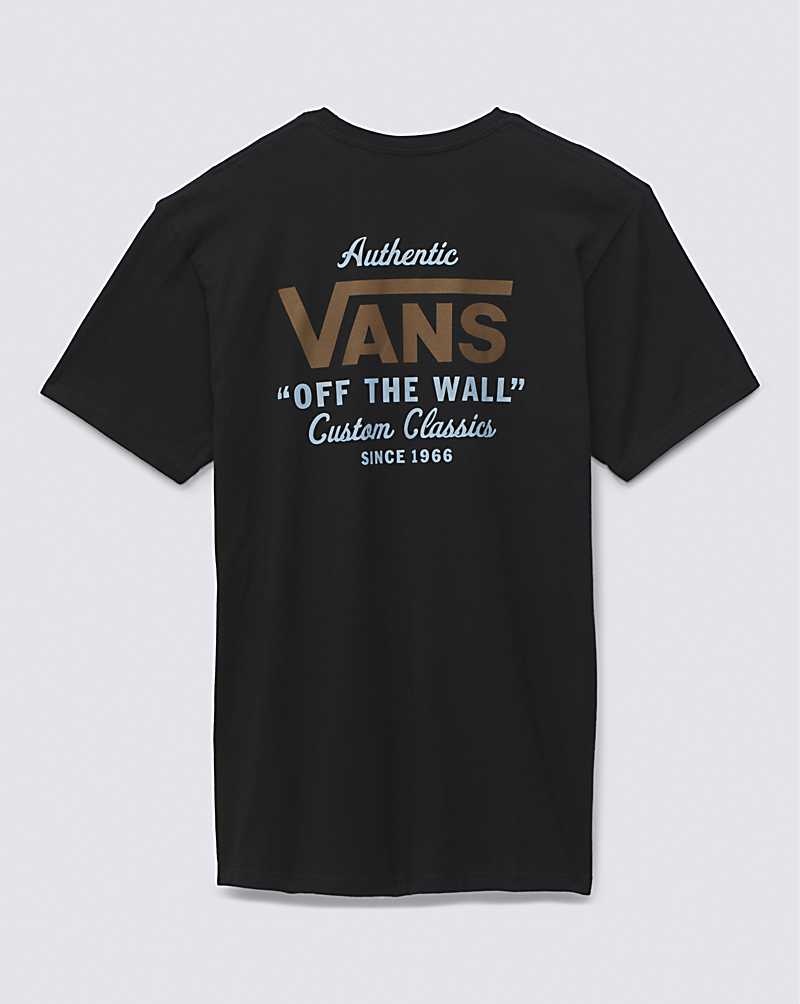 Vans Holder St Classic T-Shirt Herren Schwarz | Österreich RYCXPA794