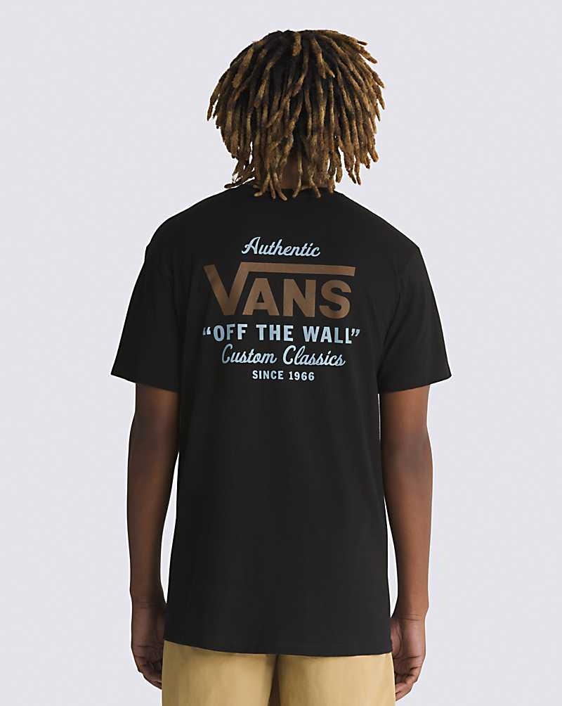 Vans Holder St Classic T-Shirt Herren Schwarz | Österreich RYCXPA794