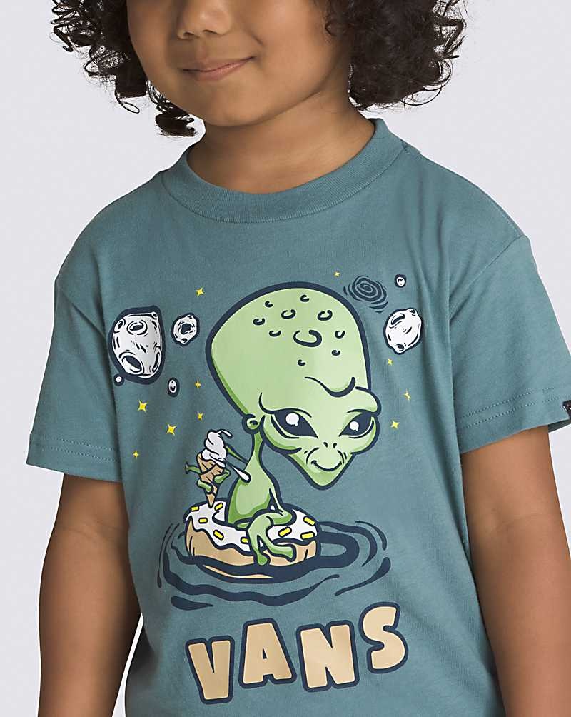 Vans Kleine Kinder Alien Pool Party T-Shirt Kinder Blau | Österreich ZKHWUN062