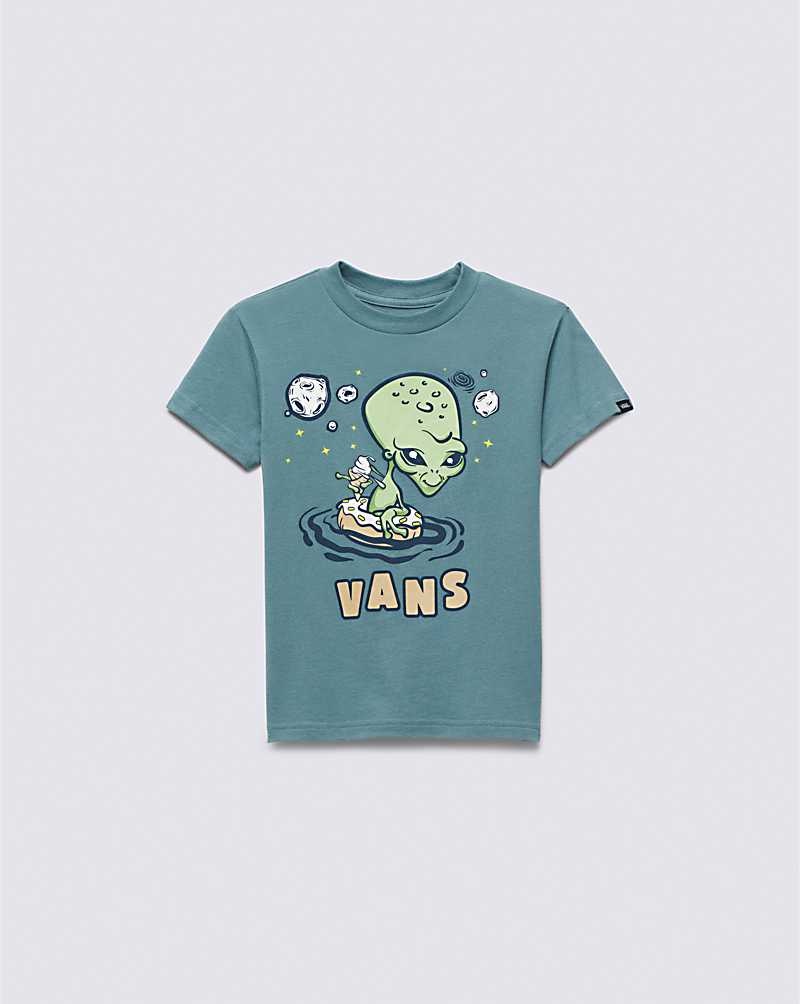 Vans Kleine Kinder Alien Pool Party T-Shirt Kinder Blau | Österreich ZKHWUN062