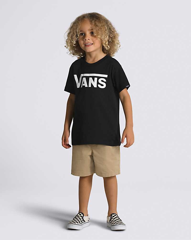 Vans Kleine Kinder Classic T-Shirt Kinder Schwarz Weiß | Österreich VYFHLK916