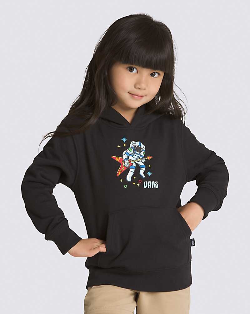 Vans Kleine Kinder DJ Rocket Jam Pullover Hoodie Kinder Schwarz | Österreich JECMRG451