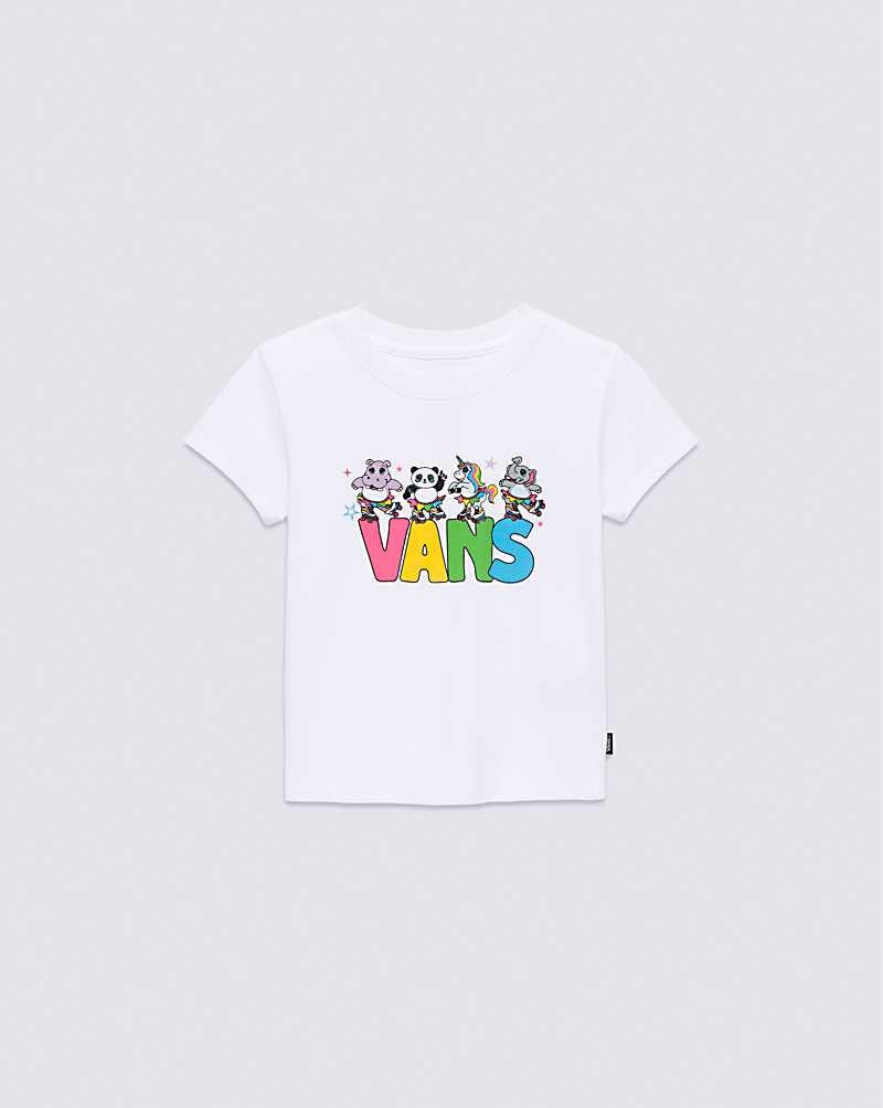 Vans Kleine Kinder Disco Critters T-Shirt Kinder Weiß | Österreich FYKGDZ746