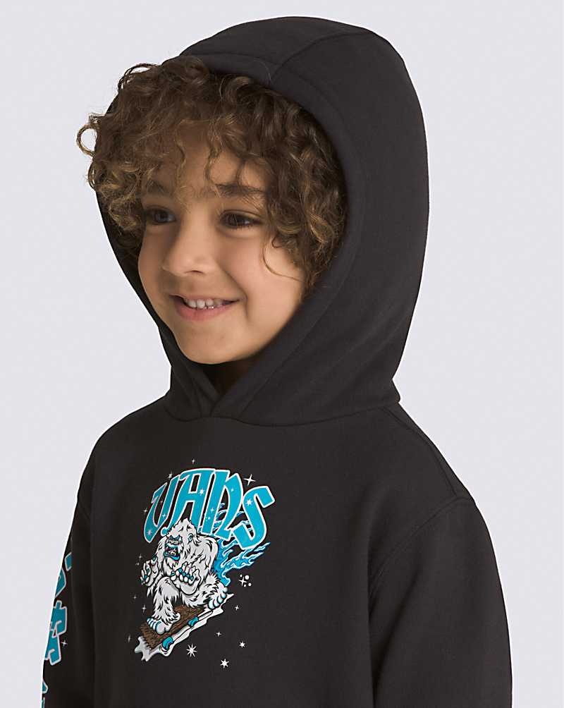 Vans Kleine Kinder Holiday Boarding Yeti Pullover Hoodie Kinder Schwarz | Österreich GNKSWD485