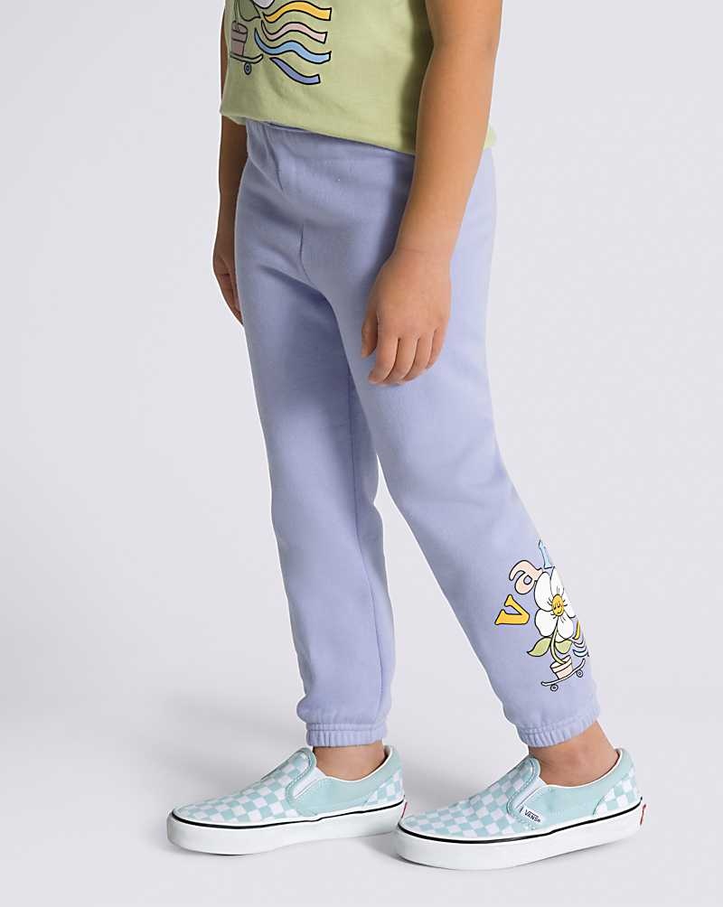 Vans Kleine Kinder Skate Fleur Sweat Hose Kinder Lavendel | Österreich PDBTVA460