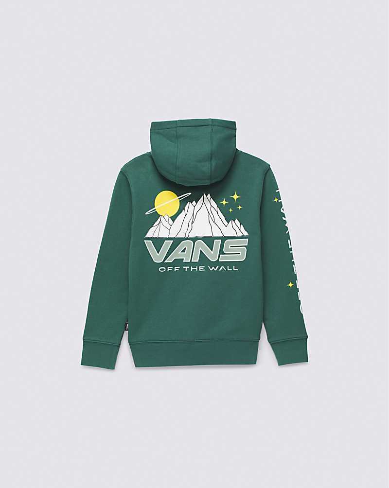 Vans Kleine Kinder Space Camp Full Zip Hoodie Kinder Grün | Österreich LFRZVA628