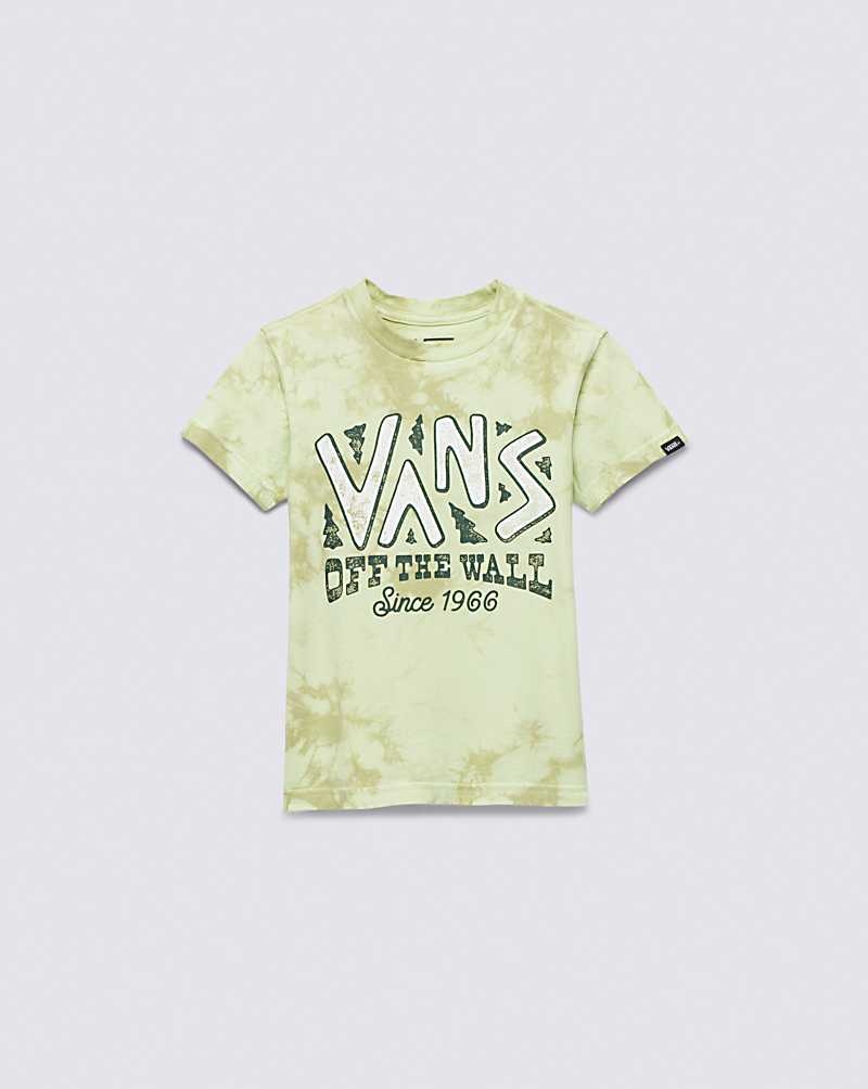 Vans Kleine Kinder Trail Head Tie Dye T-Shirt Kinder Grün | Österreich GRICSD064