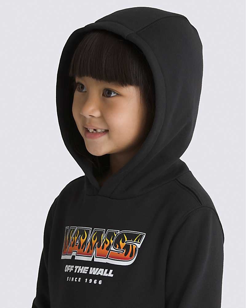 Vans Kleine Kinder Up In Flames Pullover Hoodie Kinder Schwarz | Österreich KCTRFD064