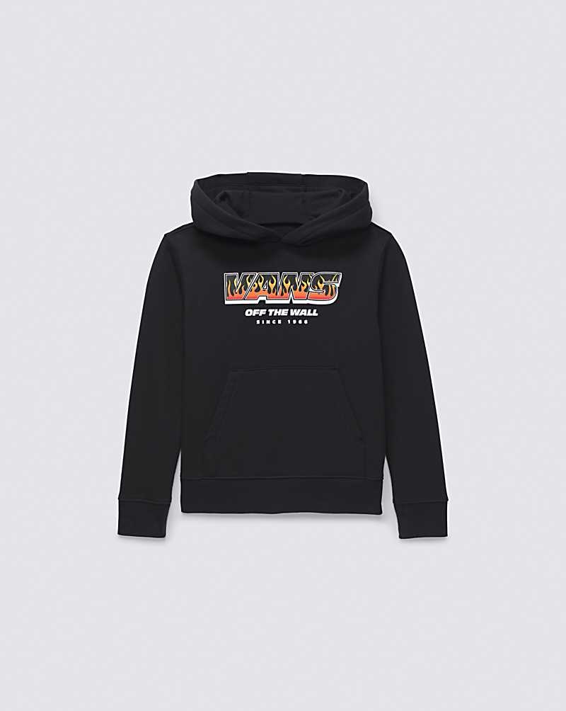 Vans Kleine Kinder Up In Flames Pullover Hoodie Kinder Schwarz | Österreich KCTRFD064