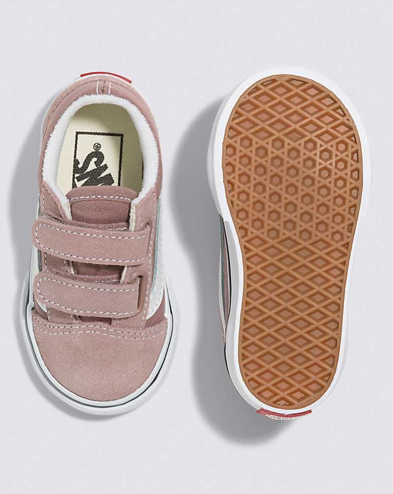 Vans Kleinkinder Old Skool V Schuhe Kinder Rosa | Österreich PYALJD184