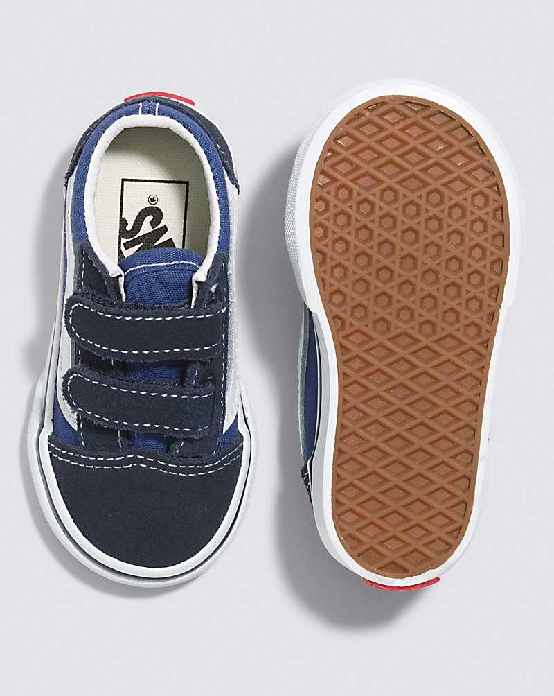 Vans Kleinkinder Old Skool V Schuhe Kinder Navy | Österreich RUZMGY821