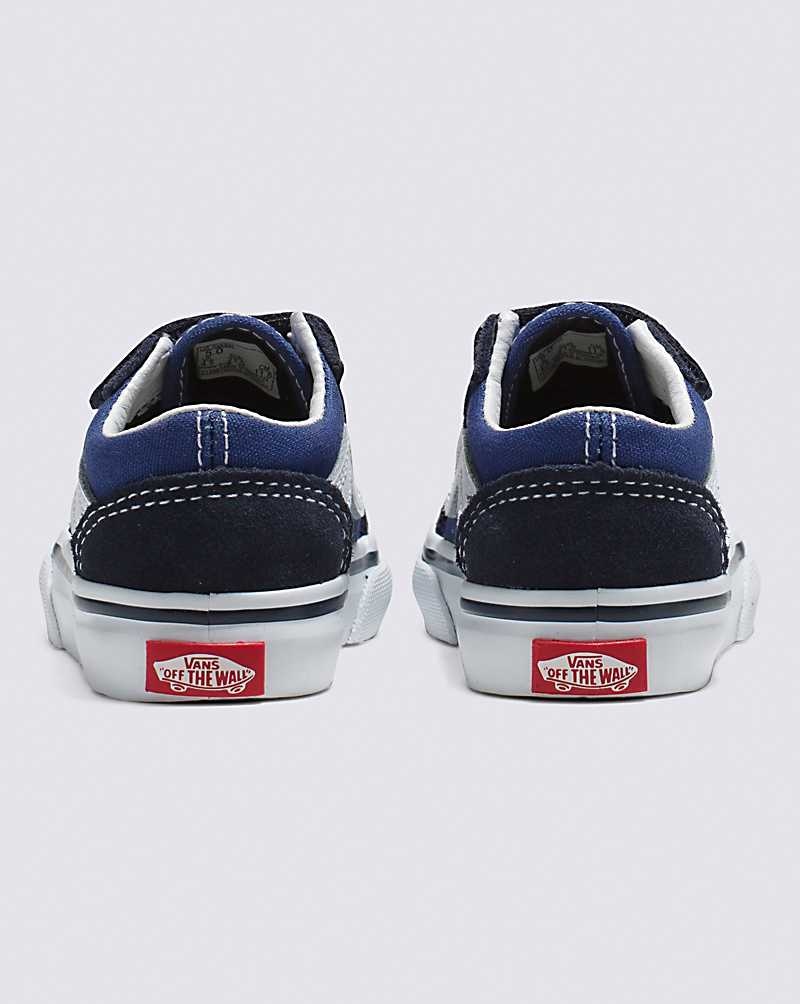 Vans Kleinkinder Old Skool V Schuhe Kinder Navy | Österreich RUZMGY821