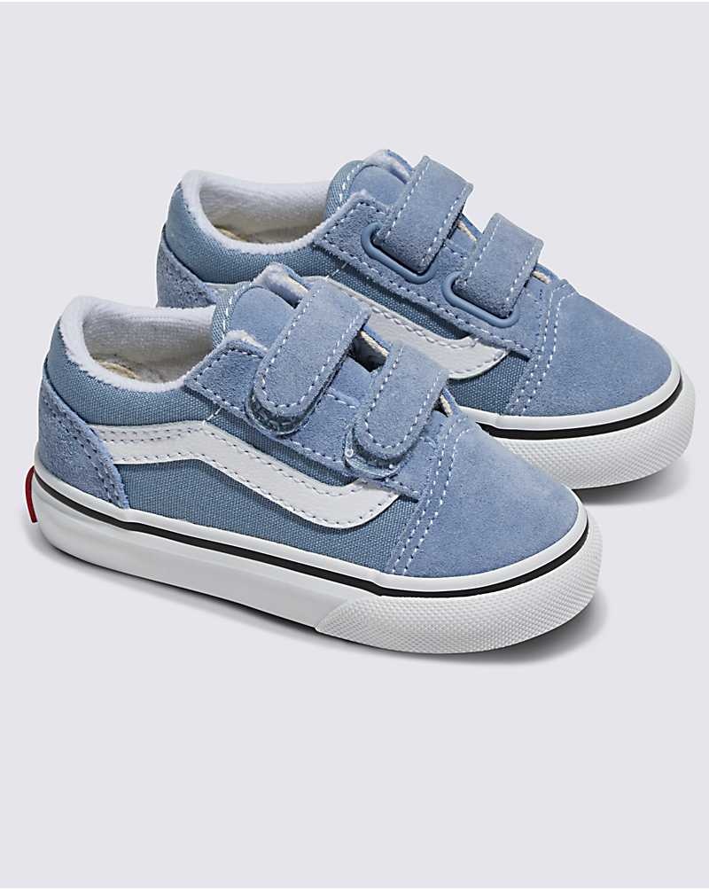 Vans Kleinkinder Old Skool V Schuhe Kinder Blau | Österreich BNZFTY605