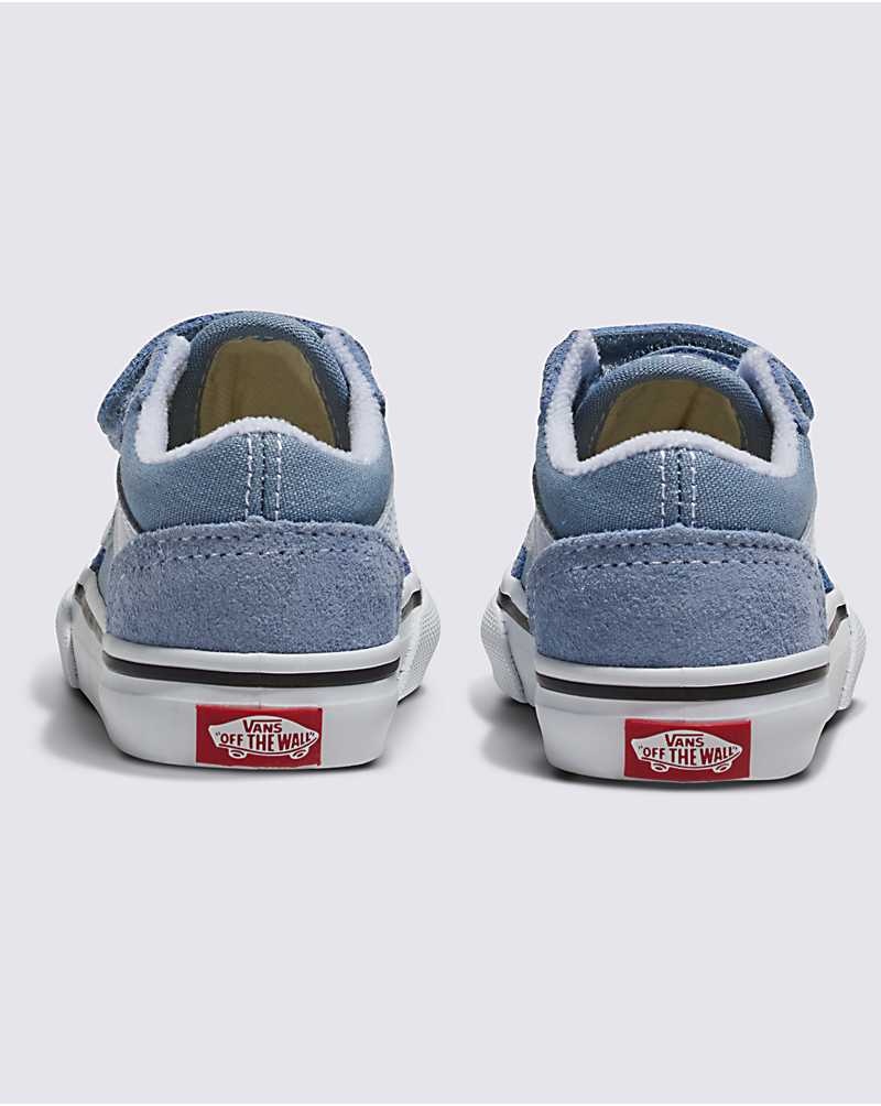 Vans Kleinkinder Old Skool V Schuhe Kinder Blau | Österreich BNZFTY605