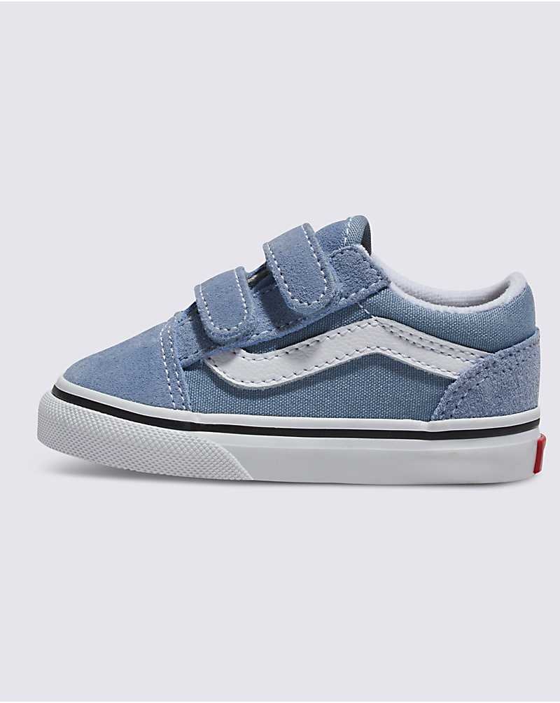 Vans Kleinkinder Old Skool V Schuhe Kinder Blau | Österreich BNZFTY605