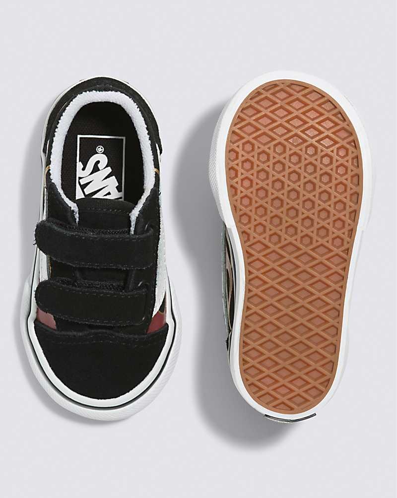 Vans Kleinkinder Old Skool V Schuhe Kinder Schwarz | Österreich IFEABO412