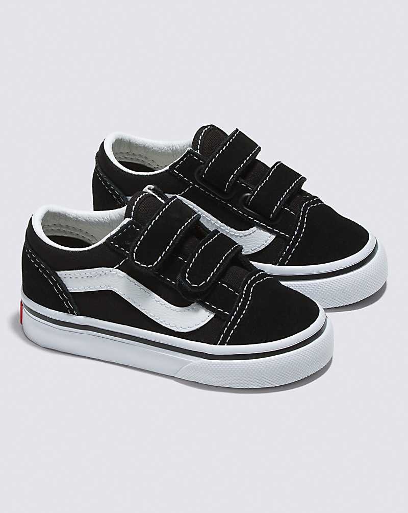 Vans Kleinkinder Old Skool V Schuhe Kinder Schwarz | Österreich IFCUQA156