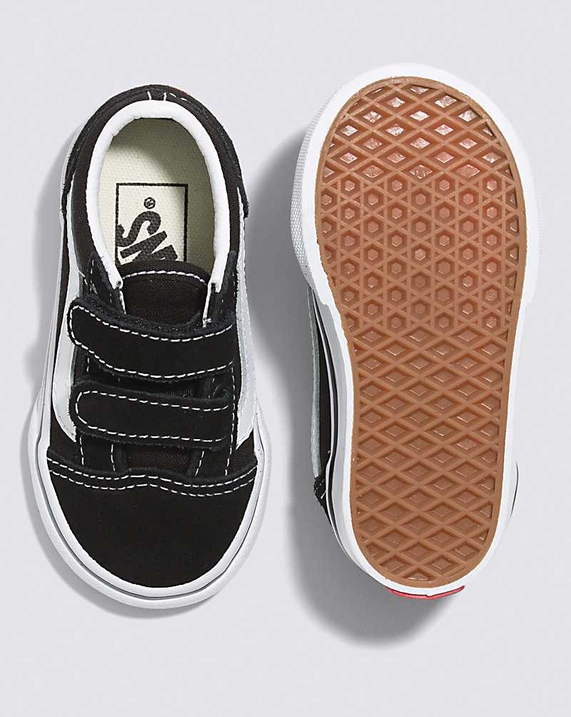 Vans Kleinkinder Old Skool V Schuhe Kinder Schwarz | Österreich IFCUQA156