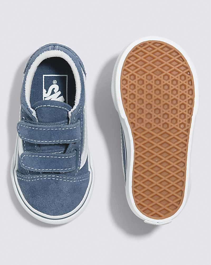 Vans Kleinkinder Old Skool V Wildleder Schuhe Kinder Indigo | Österreich XNSRPD307