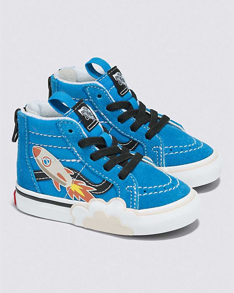 Vans Kleinkinder Sk8-Hi Zip Rocket Schuhe Kinder Blau | Österreich WJTZBR345